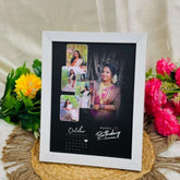 Personalised Birthday Photo Frame with Calendar